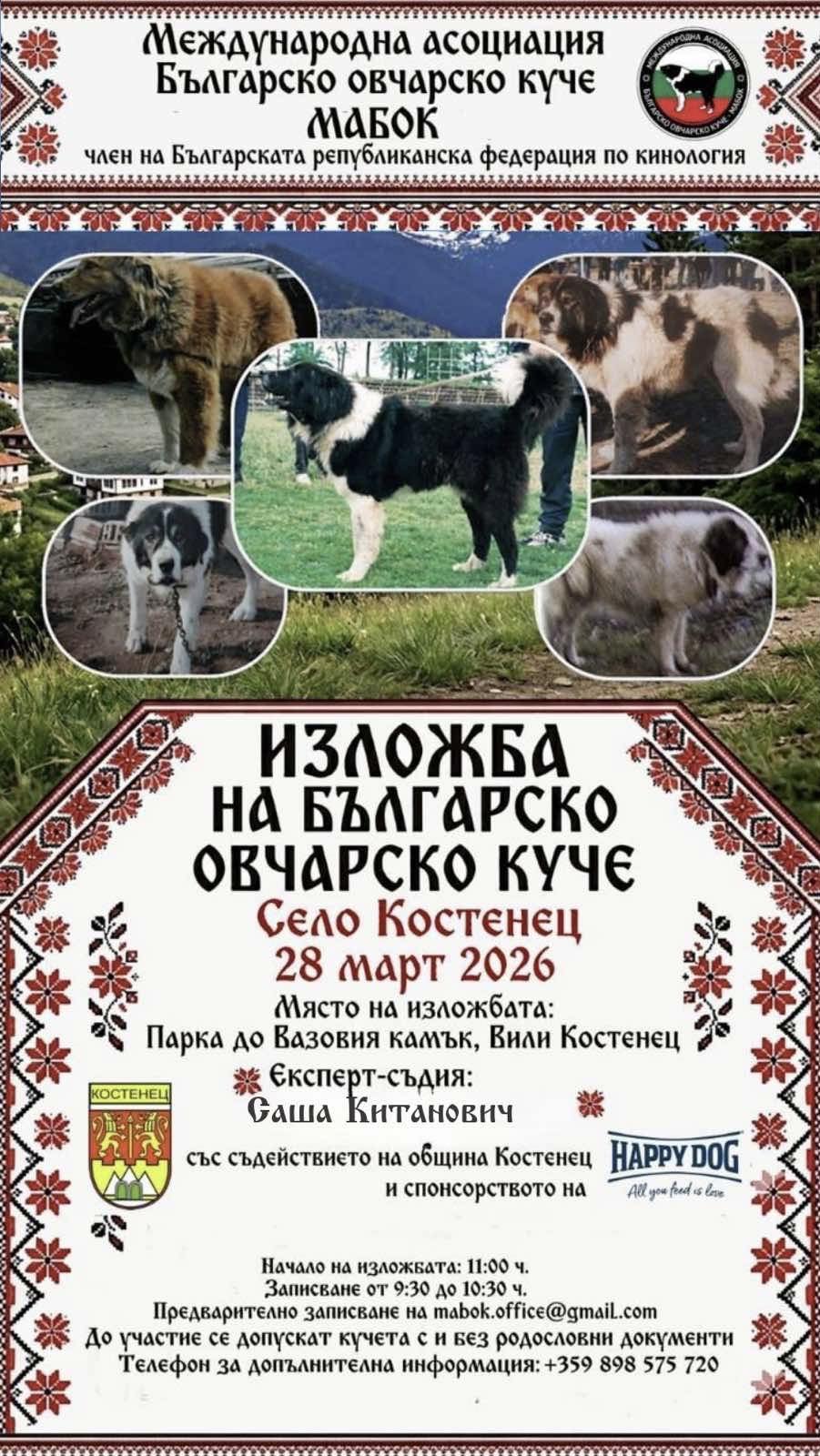 Изложба на българското овчарско куче