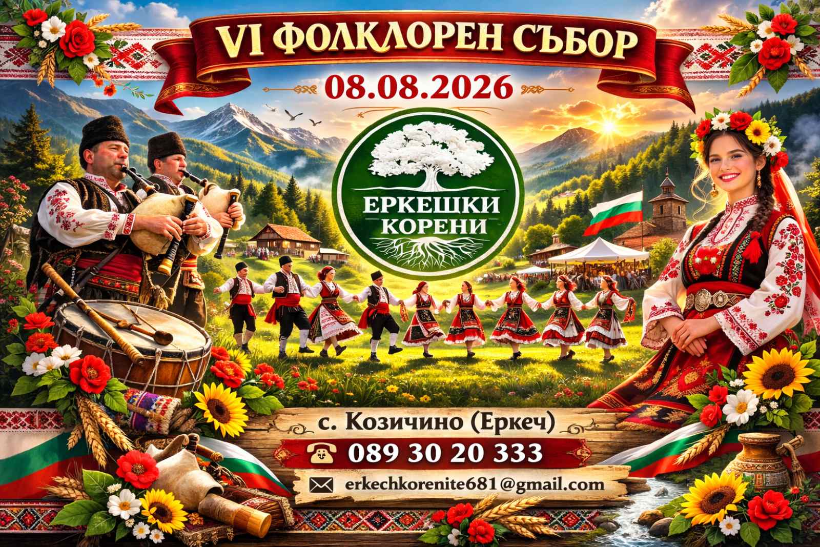VI Фолклорен събор „Еркешки корени“