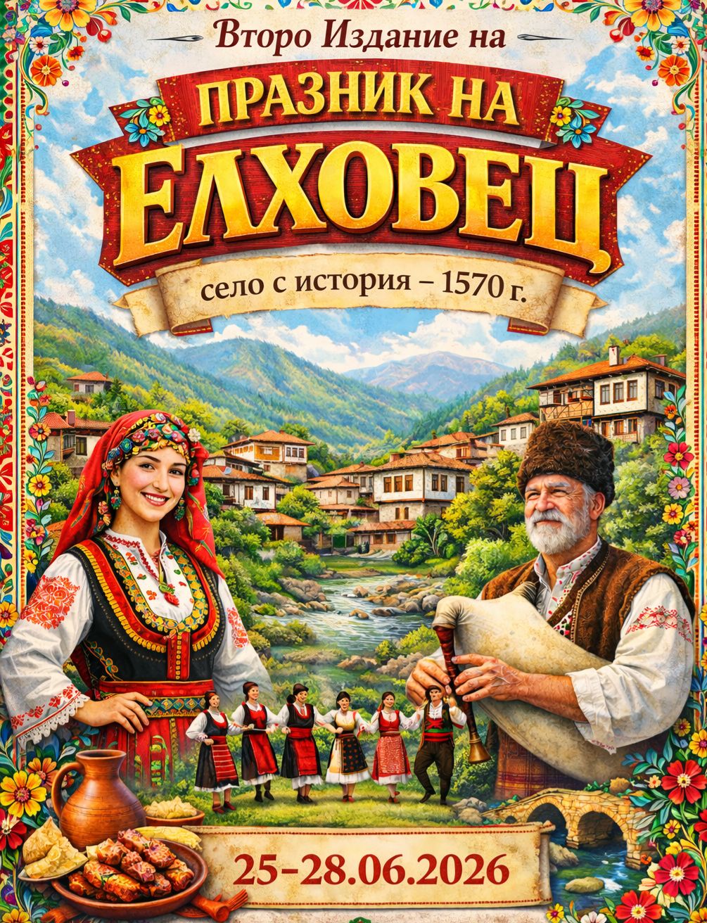 ПРАЗНИК НА ЕЛХОВЕЦ – СЕЛО С ИСТОРИЯ - 1570 г.