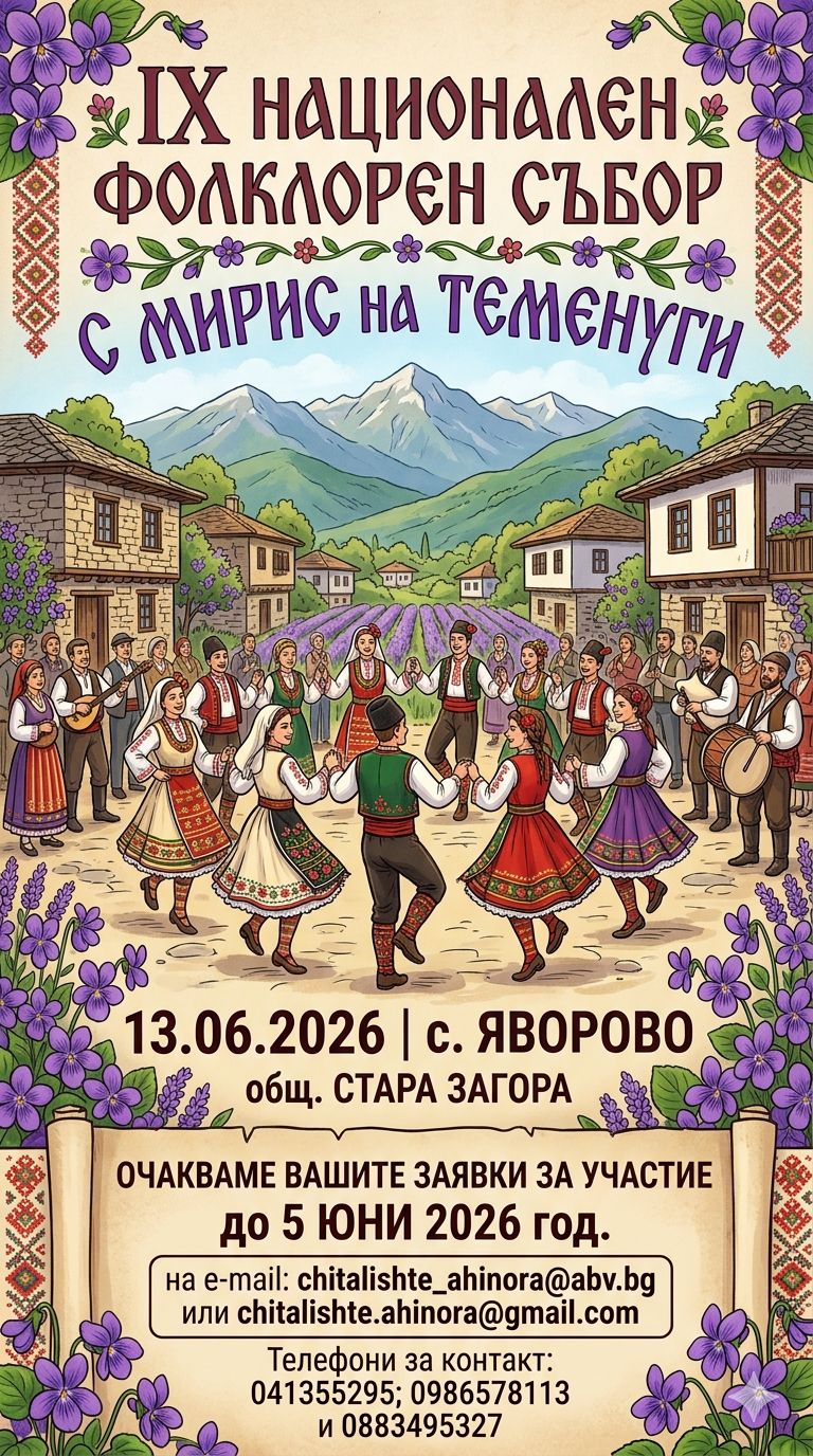 Национален фолклорен събор "С мирис на теменуги"