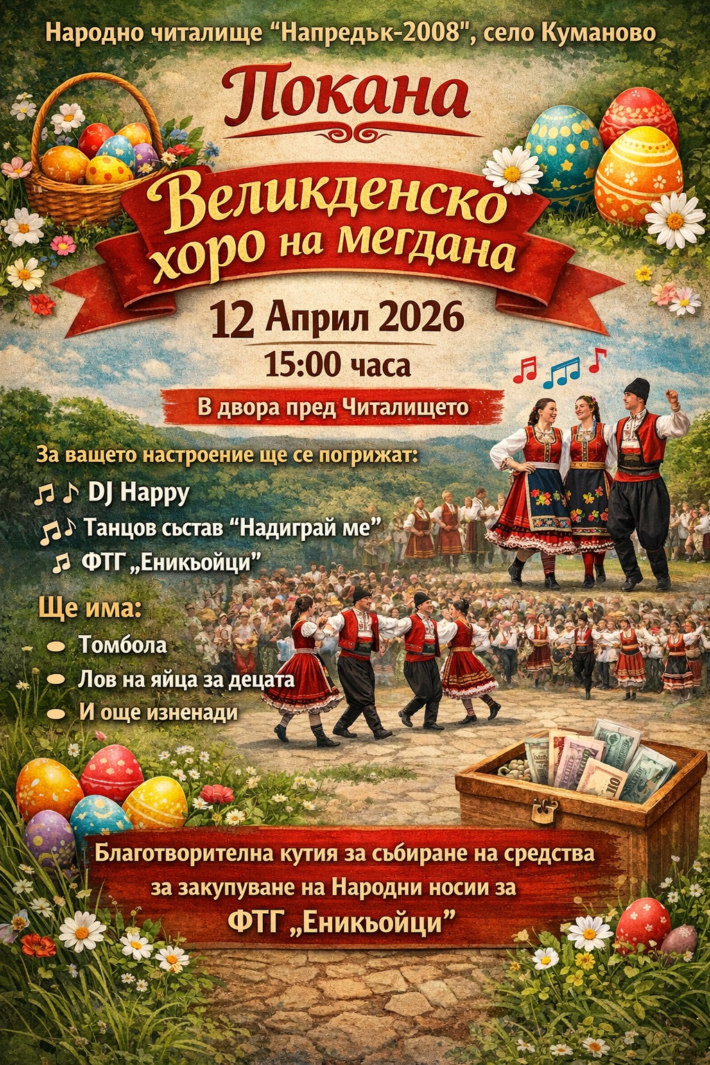 Великденско хоро на мегдана