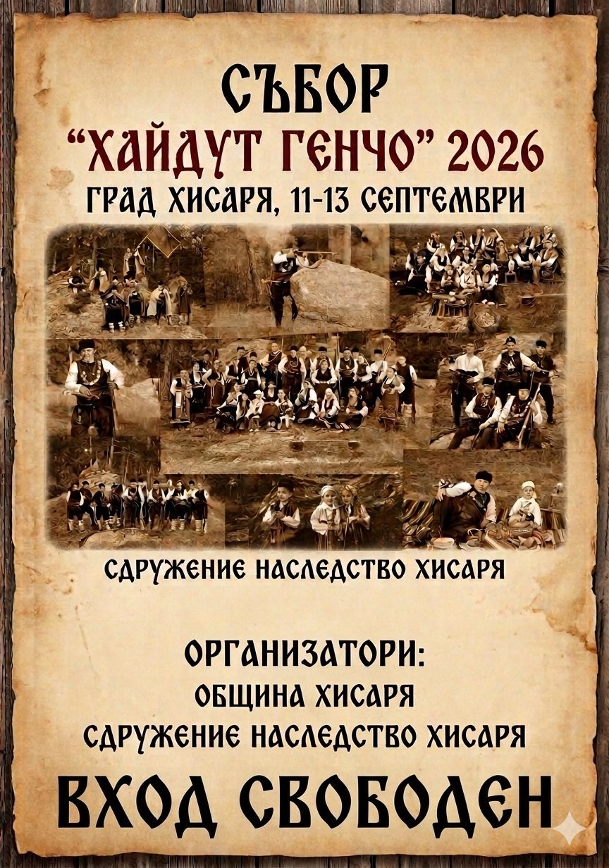 СЪБОР „ХАЙДУТ ГЕНЧО“ 2026
