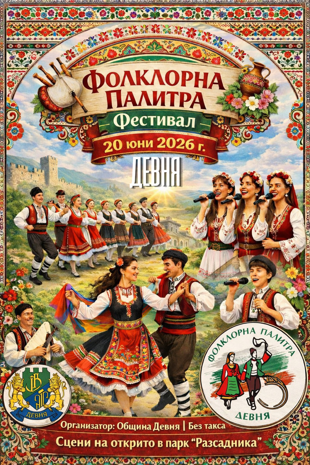 ФЕСТИВАЛ „ФОЛКЛОРНА ПАЛИТРА“ 2026