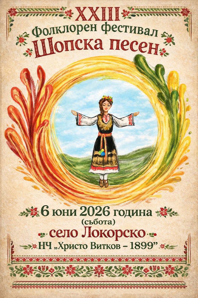 Фолклорен фестивал за песни и танци „Шопска песен“